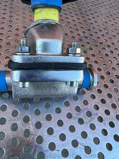 Used Saunders  Diaphragm Valve w/ 1" Sanitary Fit