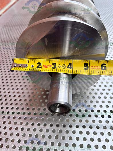 Used Stainless Steel 53" x 44 x 6" Meat Grinder Head Shaft Screw