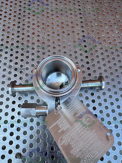 Used BS&B GR-C Safety Head 1 1/2" Fitting w/ 45 PSIG Rupture Disc, 1/2" Tee Fitting