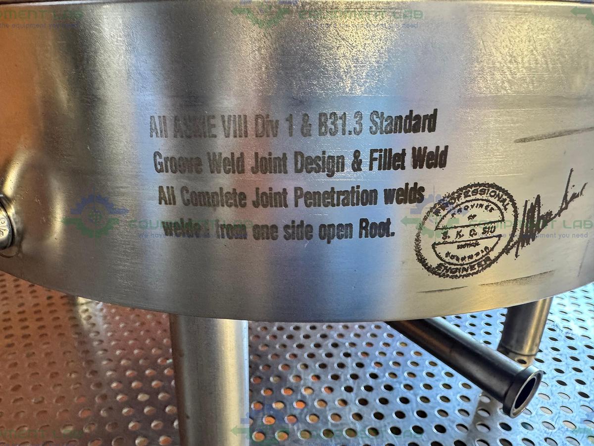 Used Stainless Steel 270mm High Press Membrane Disc Filter Housing 1000 PSI