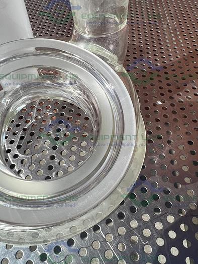 Used Chemglass  CG-1946-50 Reaction Vessel 5 Neck Lid 200MM, 45/50 Joints w/ Adapter