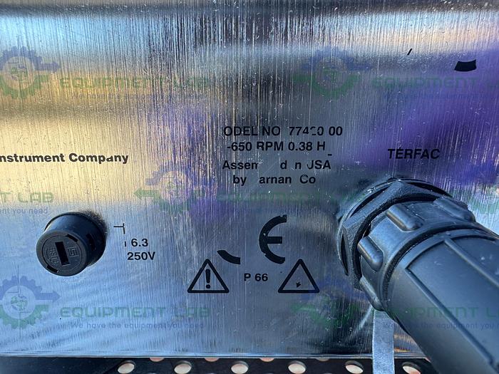 Used Cole Parmer 77420 00 Peristaltic Pump w/ Masterflex I/P 77601-10 Easy Load Head