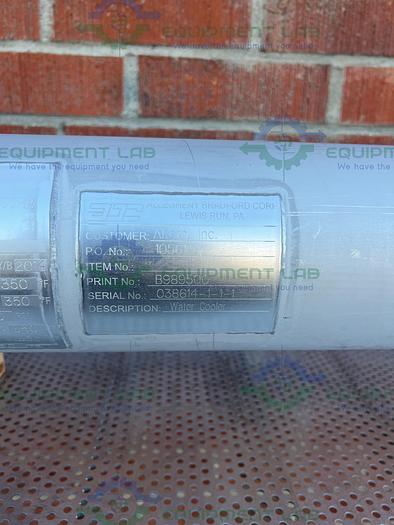 Allegheny Bradford 316L Stainless Steel U - Tube Style Heat Exchanger 10" x 92"