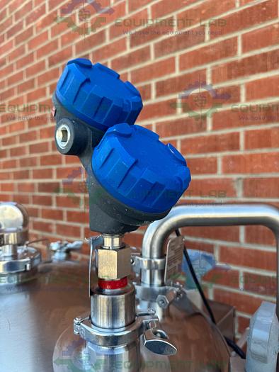 Used DCI 250 Liter Stainless Steel Jacketed Reactor 45 PSI w/ Bottom 0.5 HP Mixer