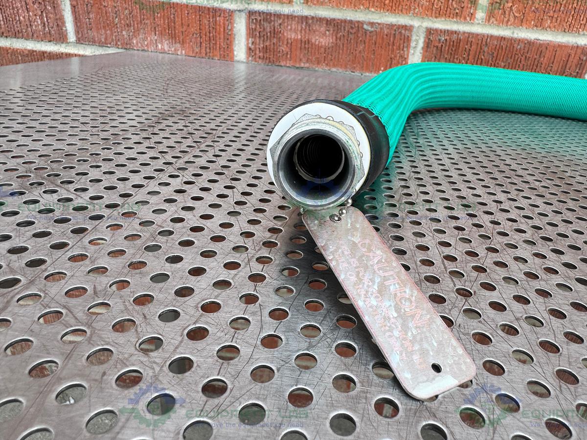 Used Huber Insulated Chiller Hose 48" w/ 1" Threaded Fitting to KF40