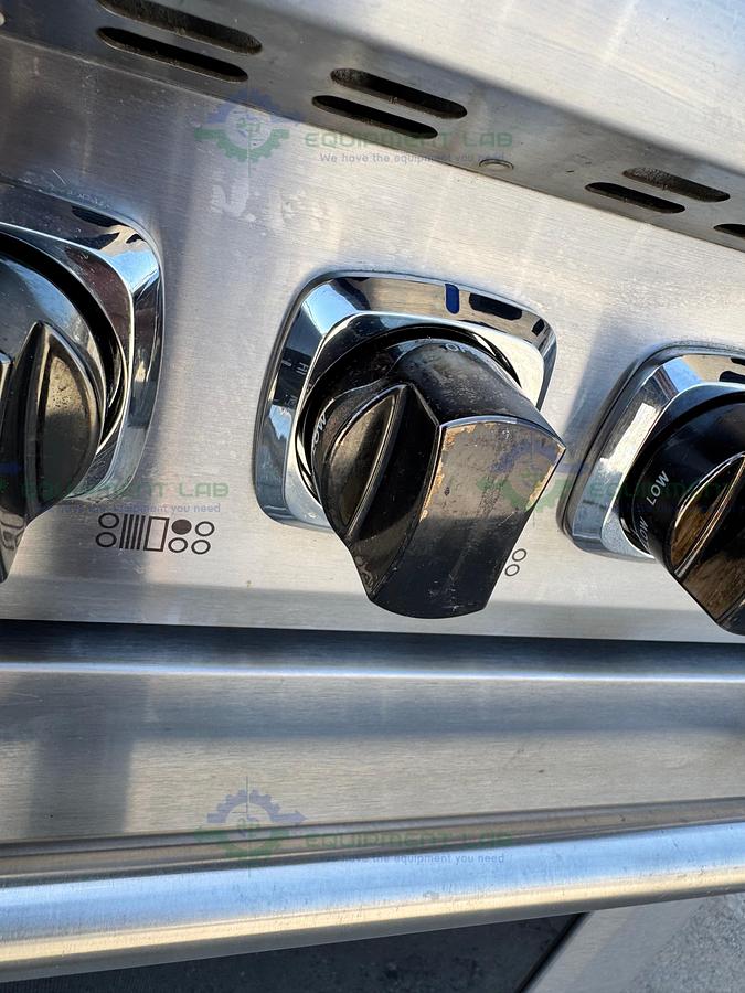 Used Viking VDR5606GQSS 60" Stainless Steel Dual Fuel Range w/ Grill and Griddle