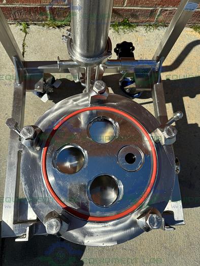 Used Allegheny /Millipore Stainless Steel Double Cartridge Filter Housing Skid 9" &4"