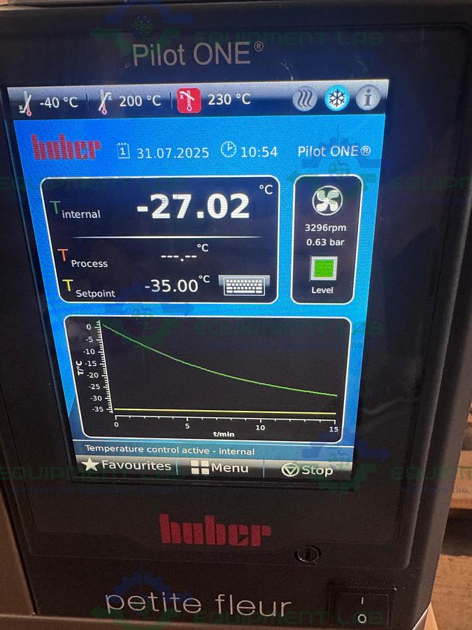 Refurbished Huber Petite Fleur Kleine Tango Recirculating Chiller/ Heater -40- +200°C MFG 22