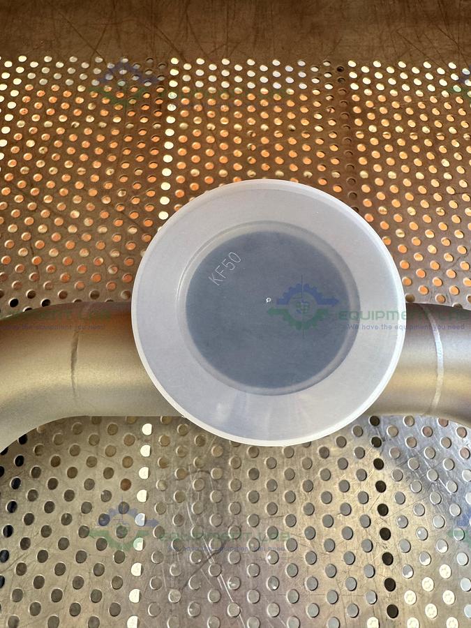 Used Stainless Steel Vacuum Pipe with 5" Flange to KF50