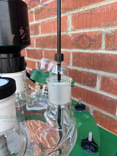 Used Chemglass 20 Liter Glass Reactor w/ Chemglass Overhead 1/4 HP Stirrer