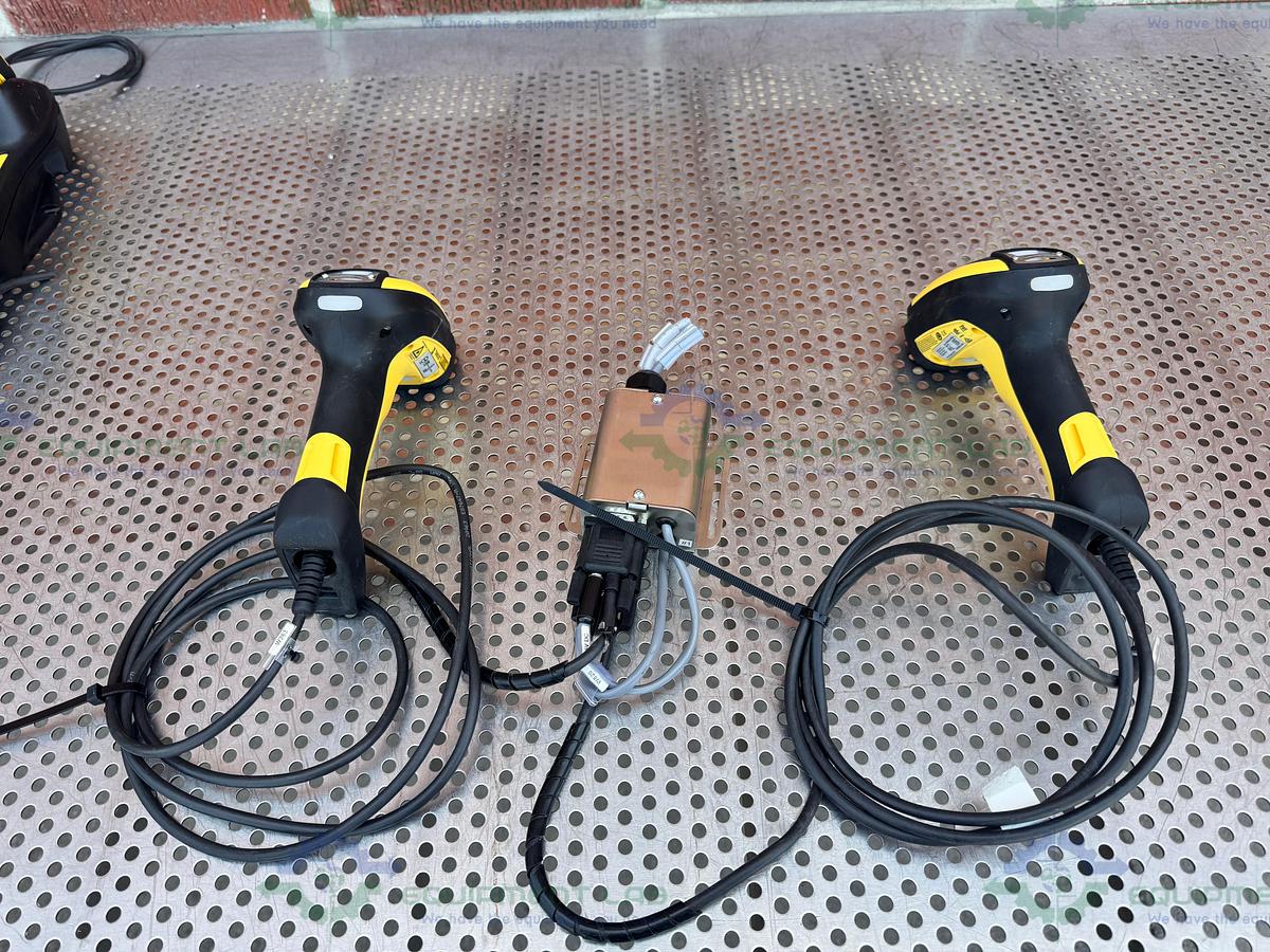 Used Lot of  7 Datalogic PowerScan PM9500 and 9530 Wireless  Barcode Scanner Reader