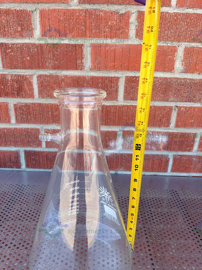Used Lot of 2 - United Scientific FG5340 5000 mL Erlenmeyer Flask