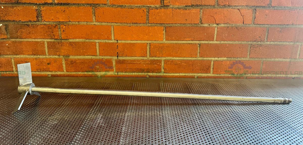 Used 48" Stainless Steel Mixing Shaft  1" Diameter w/  8" Impeller