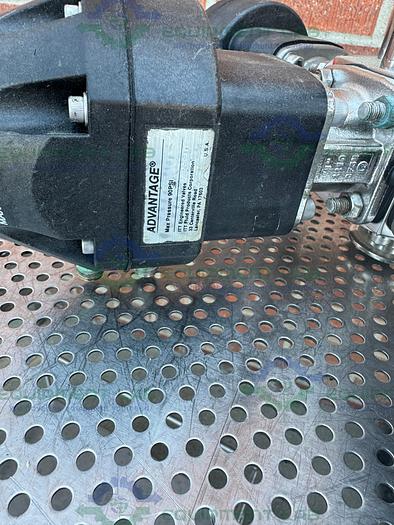 Used 5 ITT Pure Flo Advantage Stainless Steel Diaphragm Valve w/ 1" Sanitary Fitting
