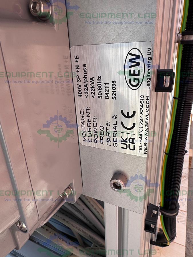 GEW Engineering Rhino / RLT UV Curing System w/ E2C 1 UV LampHead MFG 2021