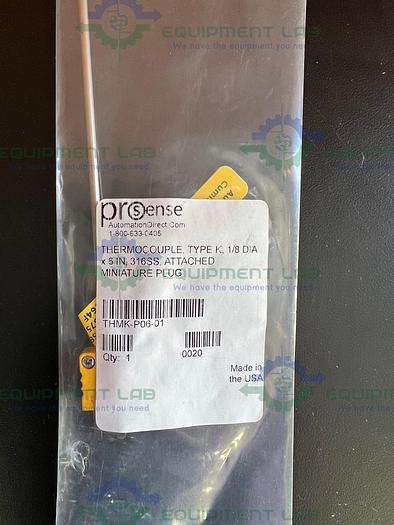 Used Lot of 5 - Prosense  THMK-P06-01 Thermocouple,  1/8 DIA x 6" Temperature Sensor
