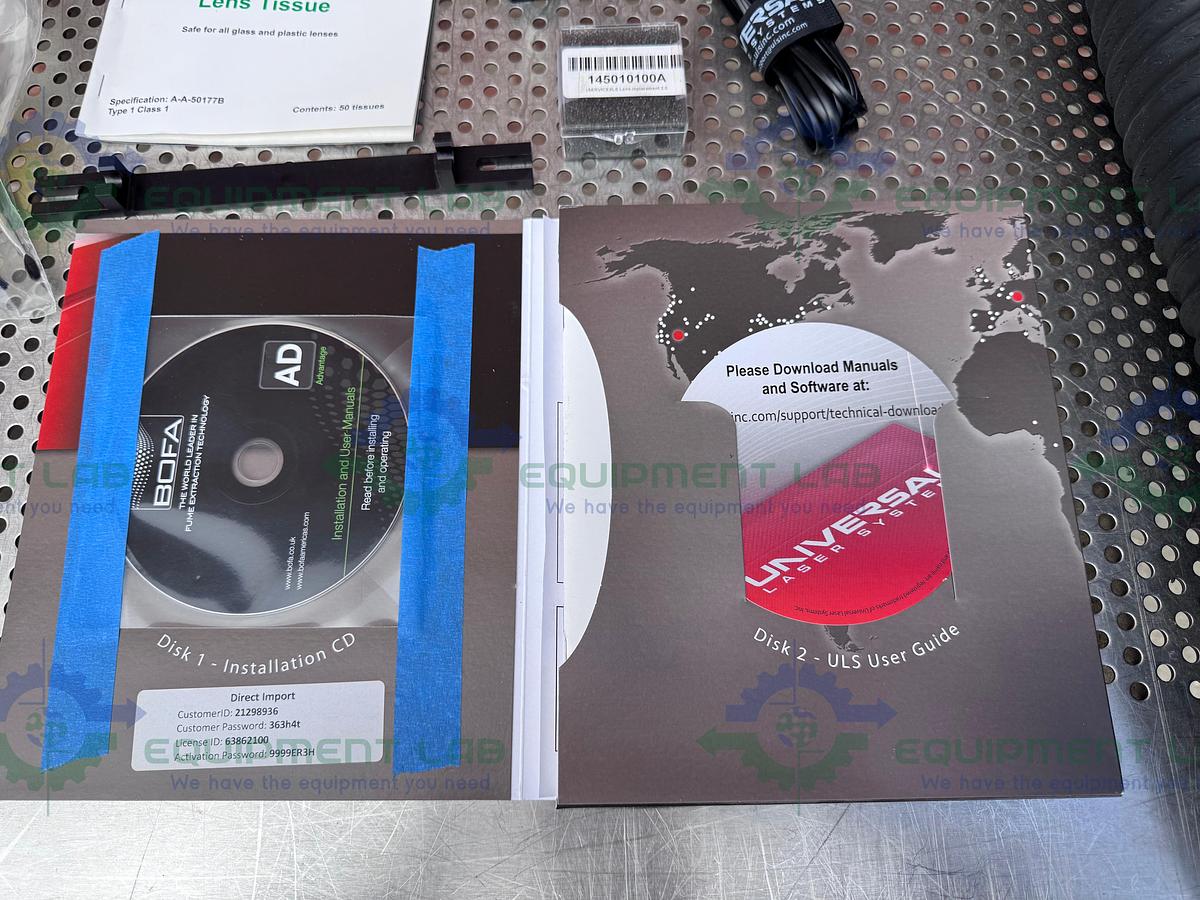 Used Universal Laser Systems ILS9.75 Laser System 36" x 24", 1190 m3/hr at 1.5 kPa