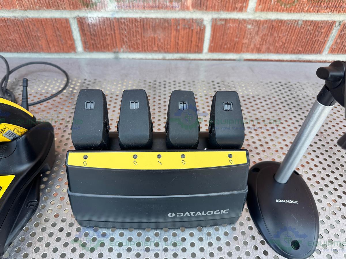 Used Lot of  7 Datalogic PowerScan PM9500 and 9530 Wireless  Barcode Scanner Reader