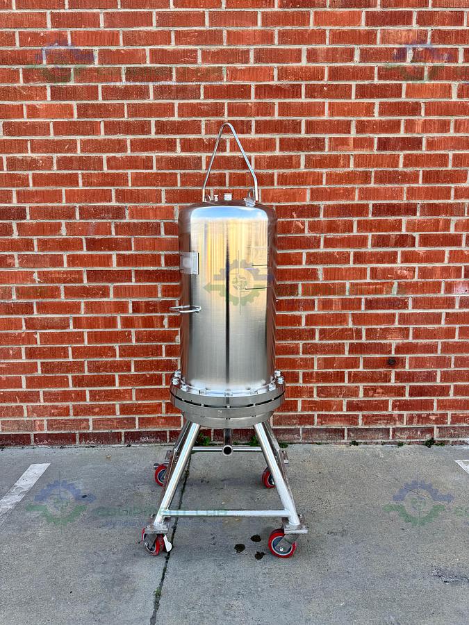 Used Allegheny Bradford 140L SS 316L Code 7 Multi Cartridge Filter Housing FV 150 PSI