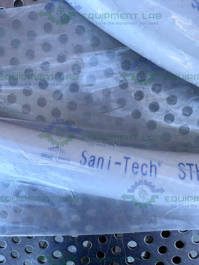 Sani Tech STHT-R-HD-0750 96" Silicone Hose w/ 1" Sanitary Fitting