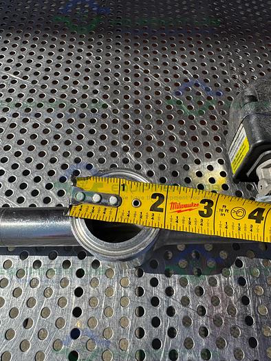 Used ITT Pure Flo 4 -Way Diaphragm Valve w/ 1 1/2" to 1" to 1/4" Sanitary Fitting