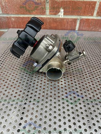 Used 2 Gemu Stainless Steel  Diaphragm Valve w/ 2" to 1/2" Sanitary Fittings