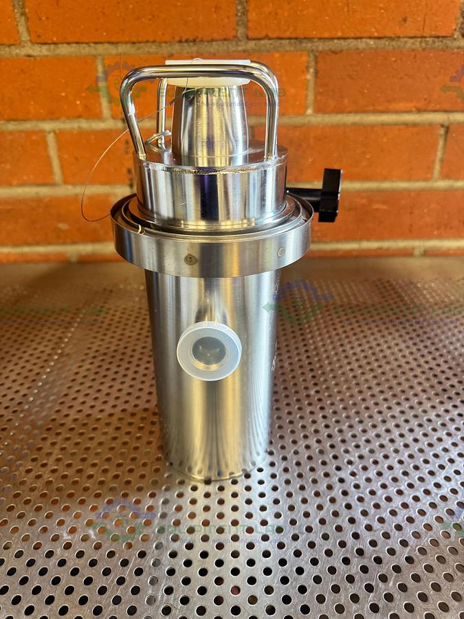 Used Ancorp VSCI-800-QF25 In Line Liquid Nitrogen Cold Trap 0.8 L w/ QF25 Fitting