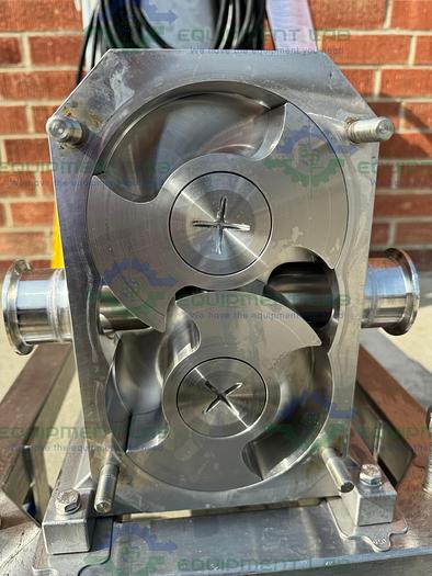 Used Idex Wright Flow  S3S Rotary Lobe w/Stainless 3 HP Motor, Controller