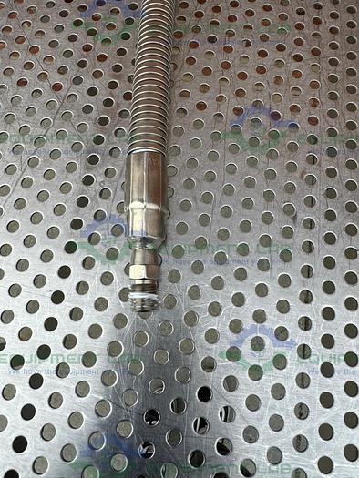 Used Airgas  Stainless Steel Flexible Hose 75" w/ Compression Fitting, Male Threaded