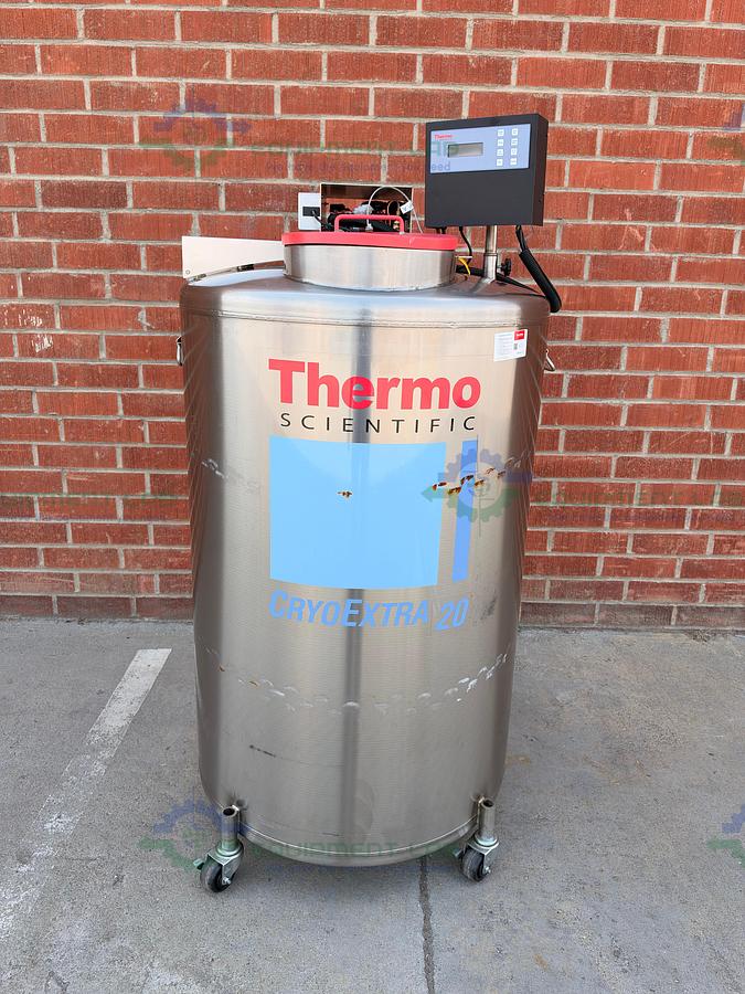Used Thermo Scientific CE8120 CryoExtra 20 Cryogenic Storage Vessel 463 L