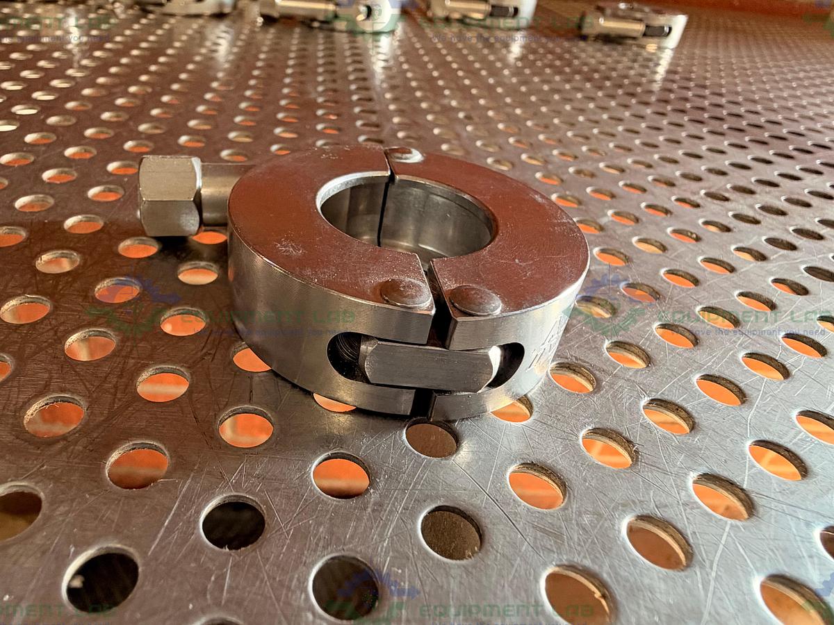 Used Lot of 10 - AN Corp Stainless Steel KF 16/10 Vacuum Clamp
