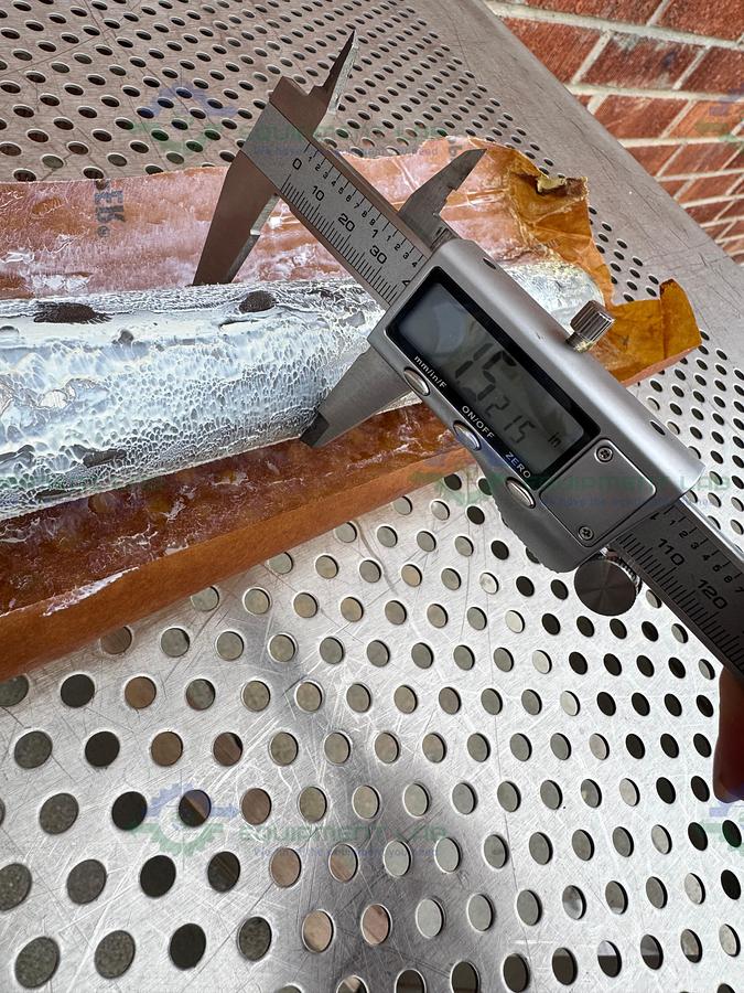 Used GMM Pfaudler Glass Lined Anchor Agitator Impeller 56" x 1.5" Spark Voltage 10000