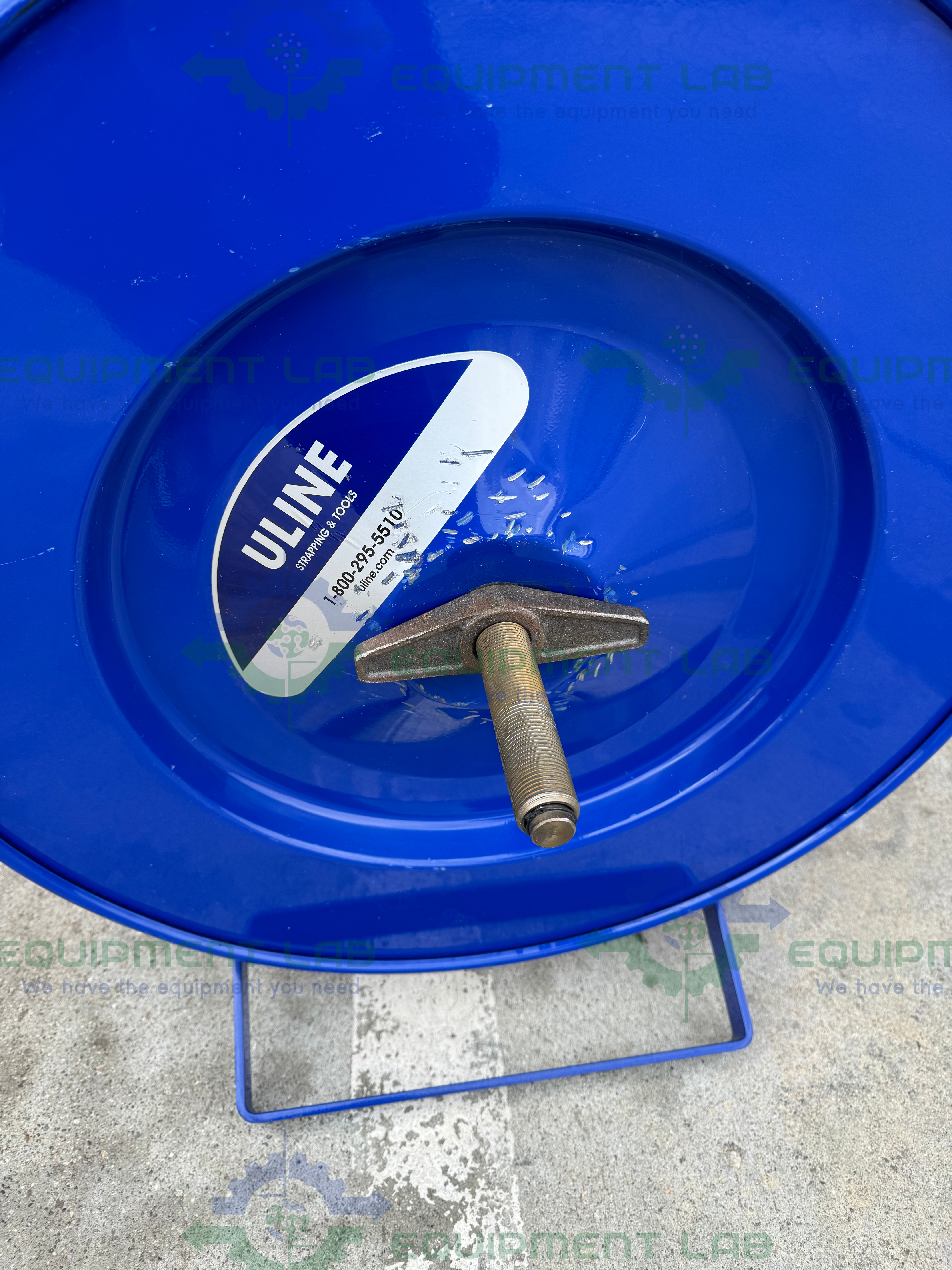 Used Uline  H-39 Industrial Strapping Cart Fits Core Sizes 16 x 3" and 16 x 6"