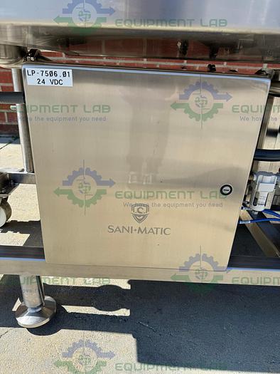 Used Sani Matic Stainless Steel 300 Liter COP System Parts Washer Skid