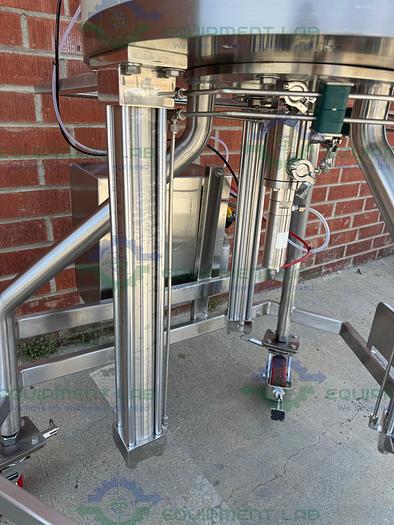 Used Mann Stainless Steel 400mm x 450mm Chromatography Column 45 PSI