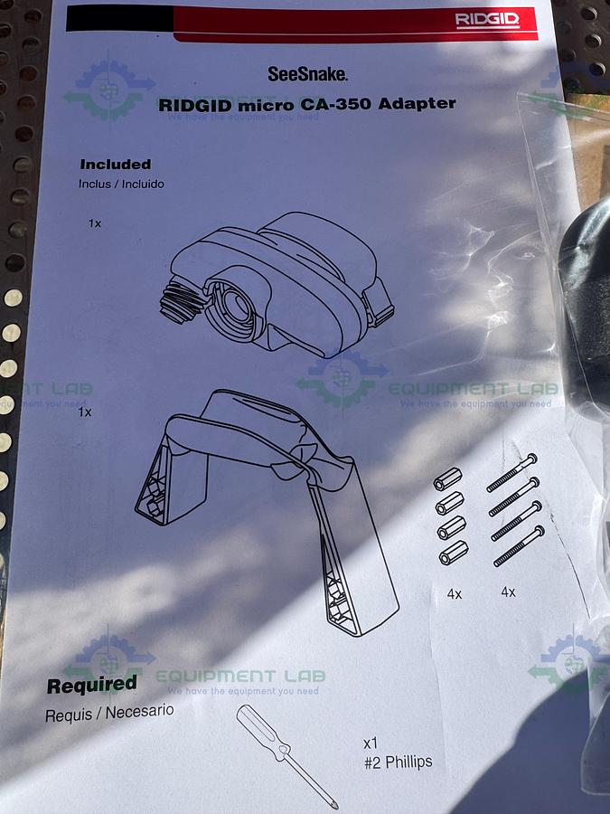 Used Ridgid SeeSnake MicroReel CA Diagnostic Pipe Inspection Sewer Camera 100' Cable