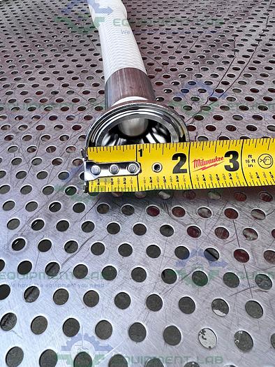 Used Saint Gobain SBP 0750 Pure Fit 96" Hose w/ 3/4" to 1 1/2" Sanitary Fitting 90PSI