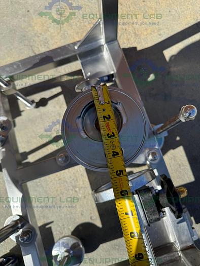 Used Allegheny /Millipore Stainless Steel Double Cartridge Filter Housing Skid 9" &4"