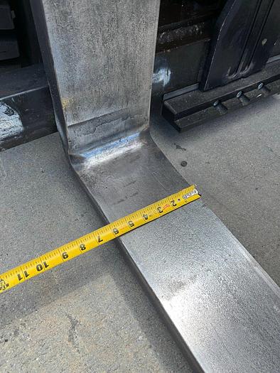 Used Toyota 7FBCU35 8000# Electric Forklift - Cushion Tires, 7700 Hours - 120" Mast