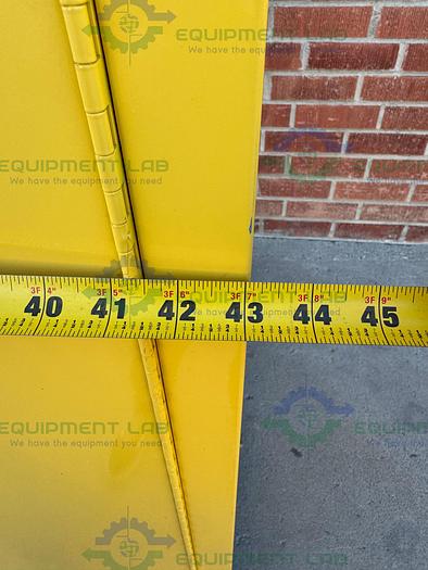 Used JustRite 45 Gallon Flammable Liquid Storage Cabinet w/ Soft Close Doors, Key