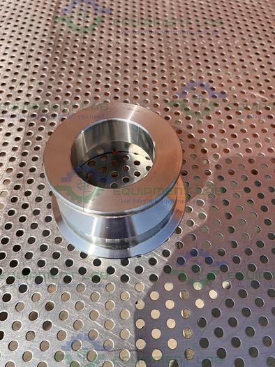 Chemglass TH-3123-242LPR Stainless Steel 60mm Powder Port to 4" Sanitary Fitting