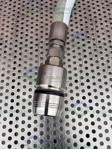 Used Sani Tech 35" GR-FDA Hose w/ Swagelok Quick Connect Stainless Steel Fitting