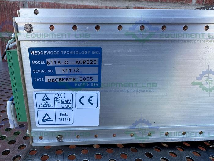 Used Wedgewood Analytical 611A-G--ACF025 Bubble Detector Module 115 VAC