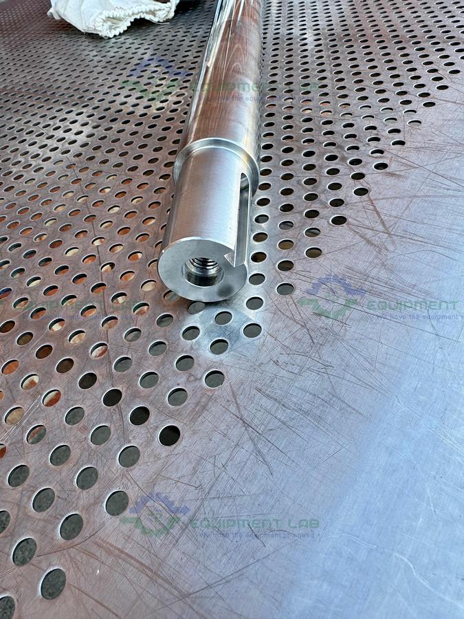 SPX Stainless Steel Mixing Tank Impeller 100" x 14" x 1.5" w/ Flange Fitting