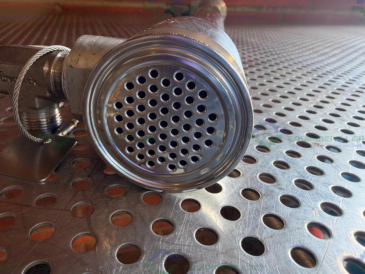 Used Exergy 01095-3 Stainless Steel Shell and Tube Heat Exchanger 2.83 ft cubed