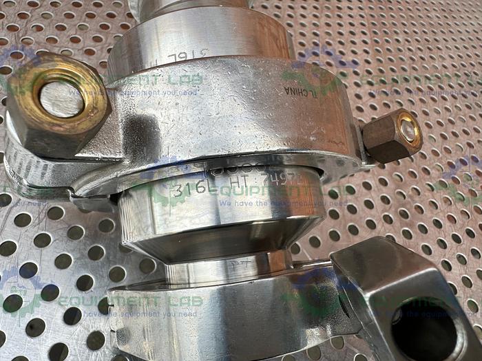 Used Pick Heaters  Stainless Steel Check Valve w/ 1.5" Sanitary Fitting