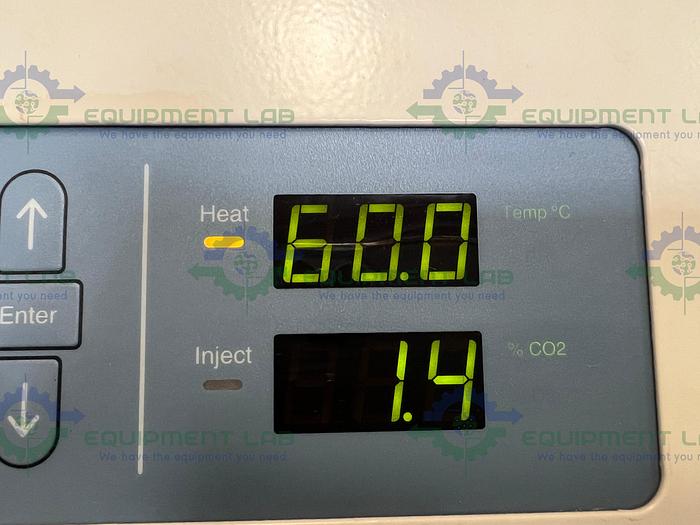 Used Thermo Scientific  3950  CO2 Incubator Temp Range  29 CuFT, 60C°,