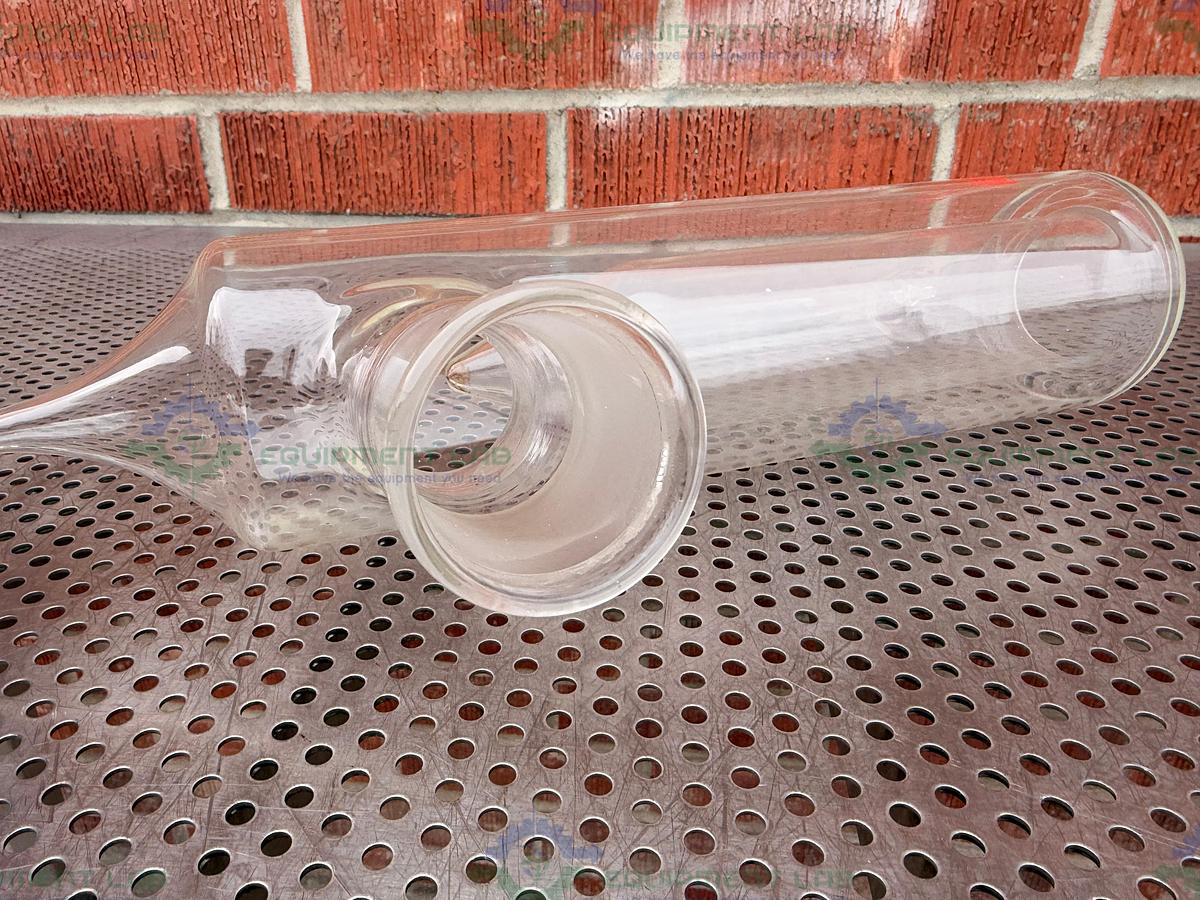 Used Pope Scientific Glass Vacuum Cold Trap with Bottom Drain Stopcock