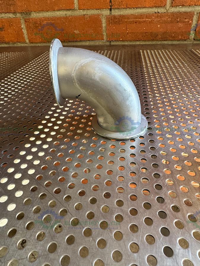 Used Stainless Steel KF 50 Elbow Nipple Vacuum Fitting