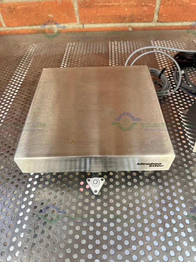 Used Minebea Intec CAPS1U-20CC-LU Stainless Steel Scale 10x10 w/ MIS2UR-V2, 30 LBS